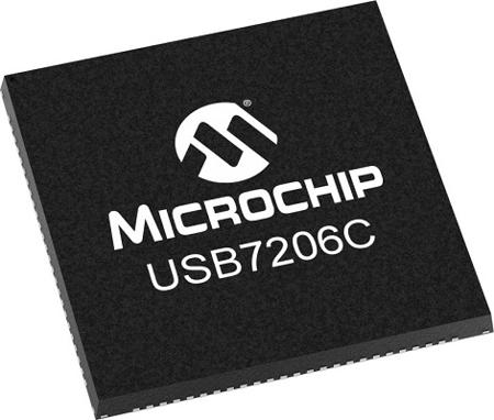USB7206C/KDX Microchip , USB Hub, 2-Channel, USB 3.1, 3.3 V, 100-Pin VQFN