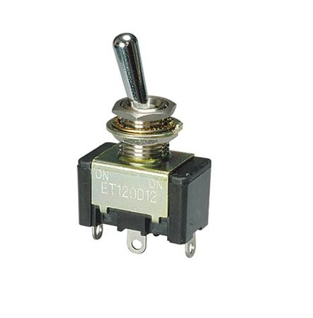 ET125A12-Z Nidec Components Toggle Switch, PCB Mount, On-Off, SPDT, Solder Terminal