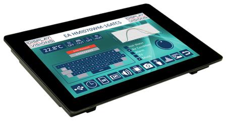 EA HMI070LU-16ATCS Display Visions EA HMI Series HMI Touch-Screen HMI Display - 7 in, TFT Display, 1024 x 600pixels