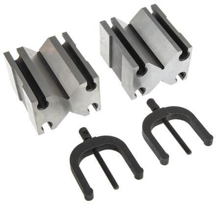 460-1089 RS PRO Chrome Steel Screw Clamping V-Block, 31.1mm Capacity