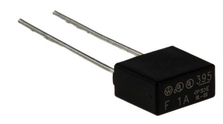 3951100000 Wickmann PC Board Non Resettable Fuse, Radial 1A, 125V ac