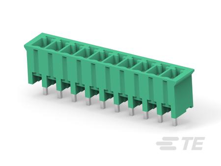 1-284517-0 TE Connectivity Buchanan Series PCB Terminal Block, 10-Contact, 3.81mm Pitch, Board Mount, 1-Row, Solder, Through Hole