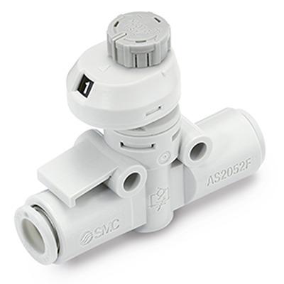 AS2002FS1-06 SMC AS-FS Series Direct Mount Flow Controller, 6 mm Pipe