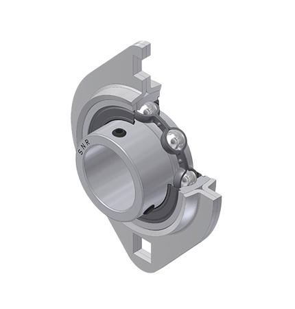 USPFL208 SNR 2 Hole Cylindrical,  40 mm ID