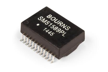 SM51589PEL Surface Mount Lan Ethernet Transformer, 17.55 x 12.2 x 6mm