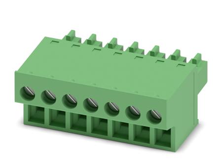 1850712 Phoenix Contact, 3.81mm Pitch, FRONT-MC 1.5/ 7-ST-3.81, 7 Way, , Pluggable Terminal Block, Plug, Cable Mount, Screw