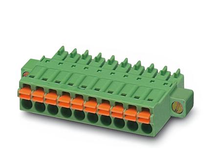1966279 Phoenix Contact, 3.5mm Pitch, FMC 1.5/20-STF-3.5, 20 Way, , Pluggable Terminal Block, Plug, Cable Mount, Spring Cage
