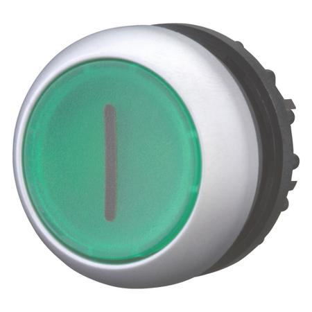 216959 M22-DRL-G-X1 Eaton RMQ Titan M22 Series Green Maintained Push Button Head, 22mm Cutout, IP67