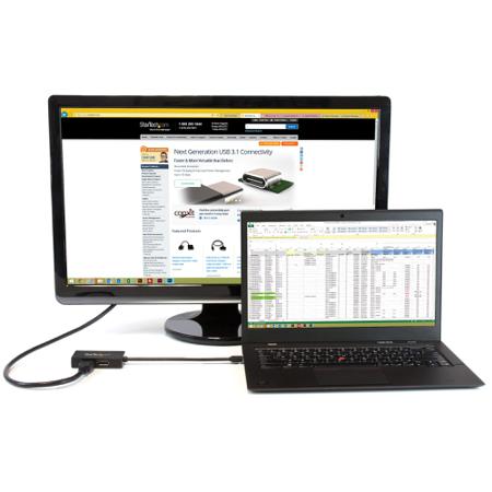 MDP2DPDVHD StarTech.com 3 port Mini DisplayPort to DisplayPort Adapter, 150mm - 1920 x 1200 (DVI/HDMI), 2560 x 1600 (DisplayPort)