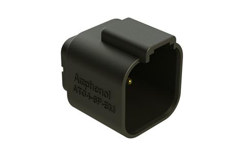 AT04-6P-BM02 Amphenol Industrial, AT04 Automotive Connector Socket Black Through Hole 6 Way, Solder Termination