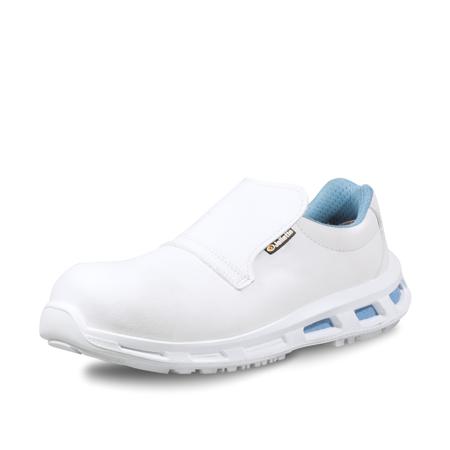 JALHYGIE-JYJY216-35 Jallatte JYJY216 Unisex White Polymer Toe Capped Safety Shoes, UK 2, EU 35