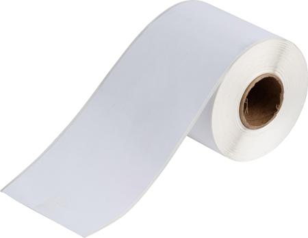 J20C-4000-2595 Brady B-2595 Inkjet Receptive Vinyl White Label Roll, 101.60mm Width, 1 Qty