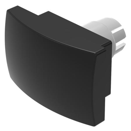 22-930.0 EAO Black Push Button Cap for Use with Use Only Flush Front Bezel, 35 x 23