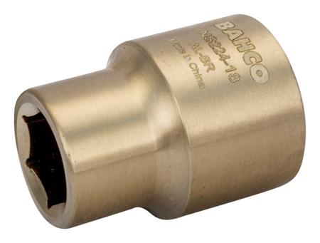 NS224-17 Bahco 3/4 in Drive 17mm Standard Socket, 17mm, 50 mm Overall Length