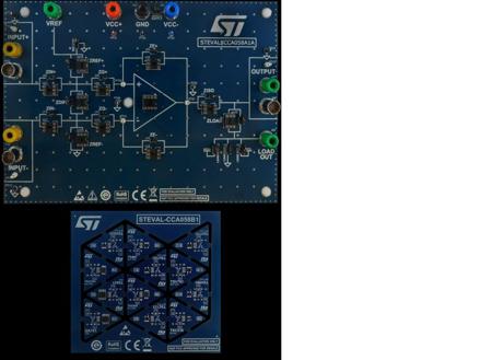 STEVAL-CCA058V1 STMicroelectronics , Amplifier IC Development Tools Operational Amplifier Trainer Board for TS921IDT