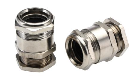 52103030-59000200 Lapp M25 Metallic Brass, IP68 Cable Gland With Locknut