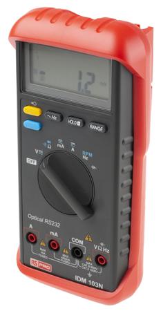 123-3235 RS Pro , IDM103N Handheld Digital Multimeter, 10A ac 1000V ac 10A dc 1000V dc