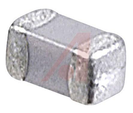 06031A221FAT2A EPCOS 220pF Multilayer Ceramic Capacitor MLCC 100V dc ±1% C0G, NP0 Dielectric 0603 (1608M) SMD, Max. Temp. +125°C