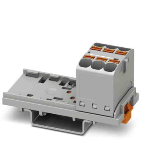 3273526 Phoenix Contact Distribution Block, 6 Way, 0.2 → 6mm², 32A, 800 V, Grey