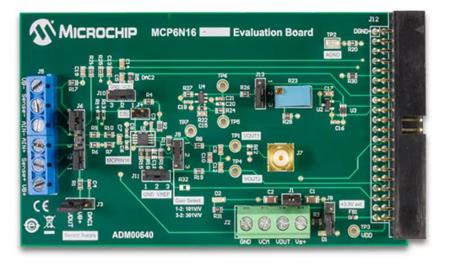 ADM00640 Microchip , MCP6N16 Evaluation Board Development Kit Development Module for MCP6N16 for