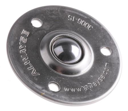 300615 ALWAYSE Ball Transfer Unit with 19mm diameter Stainless Steel ball