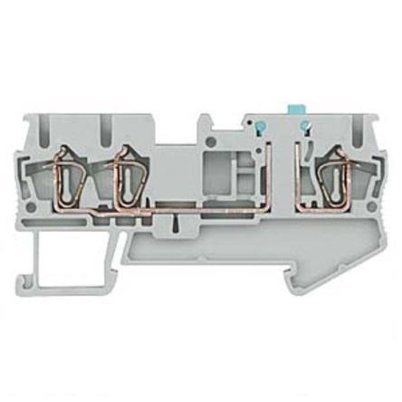 8WH2003-6CF00 Siemens 8WH Series Grey Din Rail Terminal, 2.5mm², 1-Level, Spring Termination, CSA