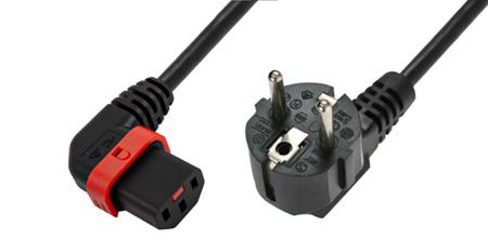 IL13P-R-EU1-H05-3100-200 Schaffner IEC C13 Socket to CEE 7/7 Plug Power Cord, 2m