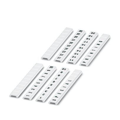 0808671:0461 Phoenix Contact, ZBF Marker Strip for use with  for use with Terminal Blocks