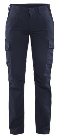 714418328699 - 36 Blaklader 7144183286 Women's Black, Navy 33% Cotton, 4% Elastolefin, 63% Polyester, Size 36 Waist Size 27 in W 30.375in