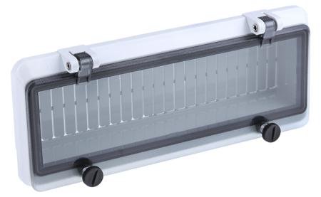 297-1263 RS PRO Grey Polycarbonate IP44 Inspection Window for use with 46277-3, DIN 43880