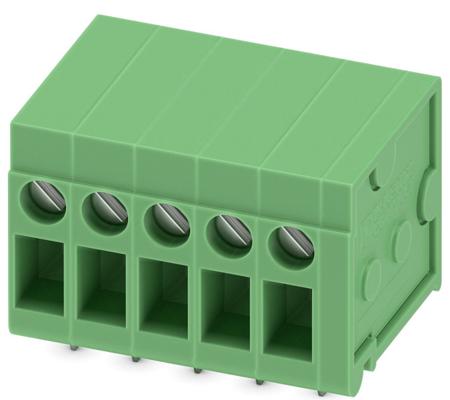 1773183 Phoenix Contact COMBICON FRONT Series 5mm Pitch, PCB Terminal Block, Through Hole, 5 Way