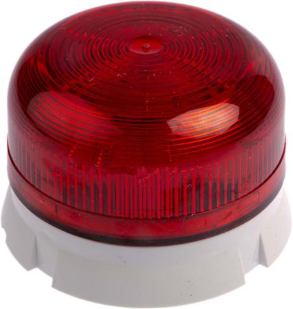 QBS-0039 Xenon, Flashing Beacon Flashguard Xenon Series, Red, Surface Mount, 12 V dc, 24 V dc