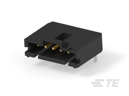 103906-5 TE Connectivity AMPMODU MTE Series Right Angle Board PCB Header, 6 Contact(s), 2.54 mm Pitch, 1 Row, Shrouded