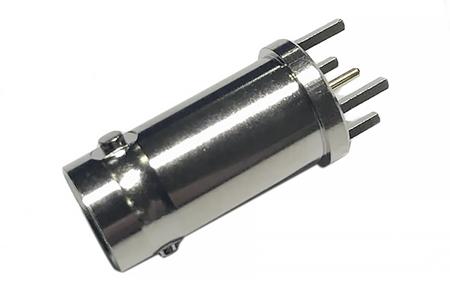 170-7016 RS Pro Straight 75Ω PCB Mount BNC Adapter, Female, Male, Nickel, Solder Termination
