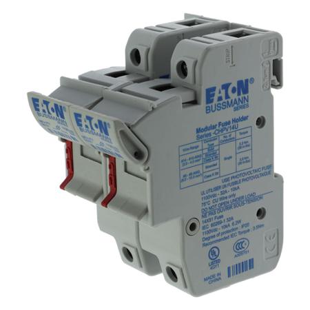 CHPV142U Eaton 50A Fuse Holder for 14 x 51mm Fuse, 2P, 1.5kV