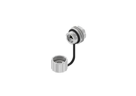 17-150134 CONEC 17 Series Single-Port RJ45 Receptacle Assembly Kit, Cat6a, Shielded