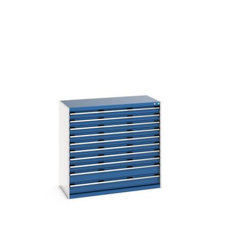 40022131-11V Bott 10 Cabinet, Steel, 1200mm x 650mm x 1300mm, Blue
