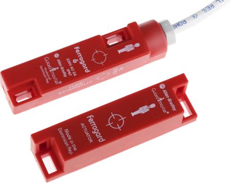 440N-G02023 Allen Bradley 440N Series Magnetic Non-Contact Safety Switch, 250V ac, Plastic Housing, NC, 2m Cable