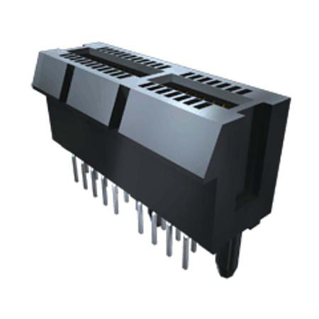 PCIE-036-02-S-D-RA Samtec  Series Right Angle Female Edge Connector, 72-Contacts, 1mm Pitch, 2-Row