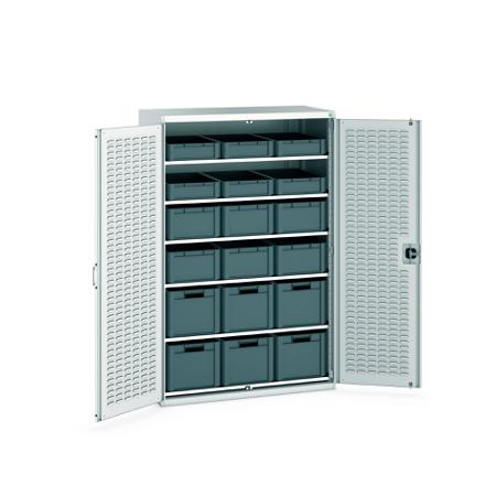 40022066-16V Bott 2 Door Sheet Steel Floor Standing Cupboard, 1300 X 650 X 2000mm