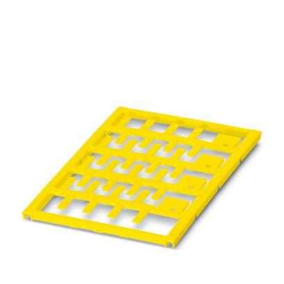 0823591 Phoenix Contact UC-WMT Insert Cable Marker, Yellow, Pre-printed "Unlabeled", 0.6 → 10mm Cable, for Conductor And