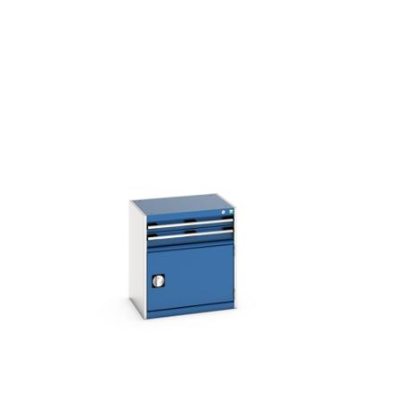 40011041.11V Bott 2 Cabinet, Steel, 700mm x 650mm x 525mm, Blue, Light Grey