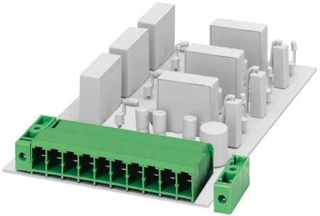 1804810 Phoenix Contact, 7.62mm Pitch, PC 4/ 4-G-7.62, 4 Way, Right Angle, Pluggable Terminal Block, Header, Through Hole,