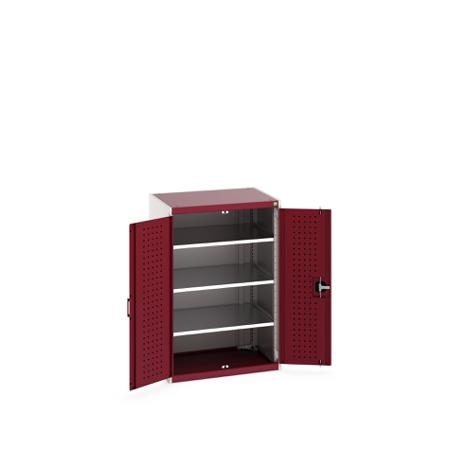 40020112-24V Bott 2 Door Sheet Steel Floor Standing Cupboard, 800 X 650 X 1200mm