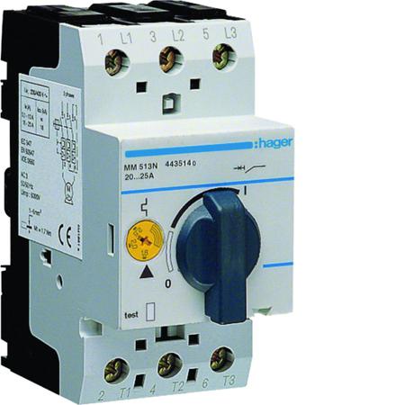 MM513N Hager 25 Motor Protection Circuit Breaker