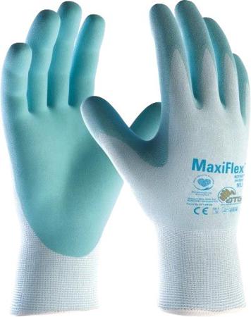 34824-11B ATG Maxiflex Active Light Blue Nylon, Spandex Abrasion Resistant, Cut Resistant, Puncture Resistant, Tear Resistant