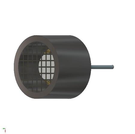 UR-1640K-TT-2-R PUI Audio Ultrasonic Barrel Ultrasonic Sensor