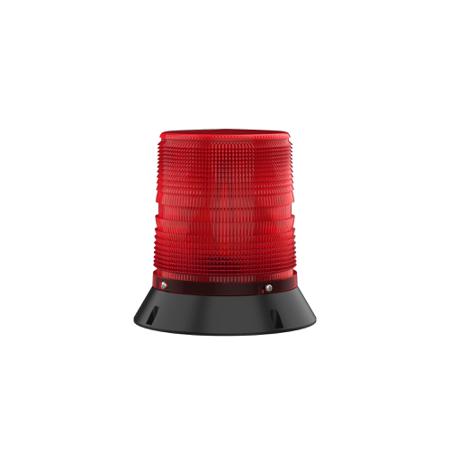 21154635006 Pfannenberg PMF LED-HI-SIL Series Red Flashing Beacon, 12/24 V dc, Direct Mount / Bracket Mount, LED Bulb, IP55