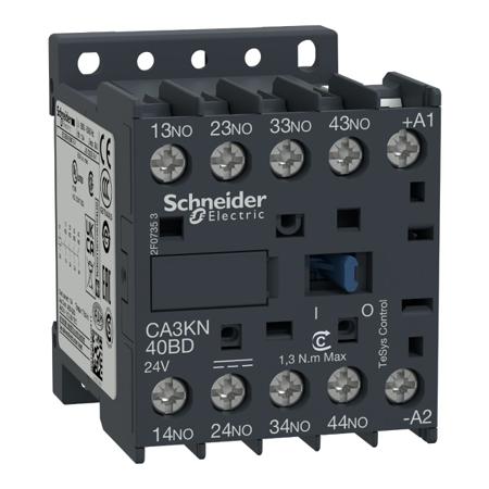 CA3KN40EPD Schneider Electric Control Relay 4NO, 10 A