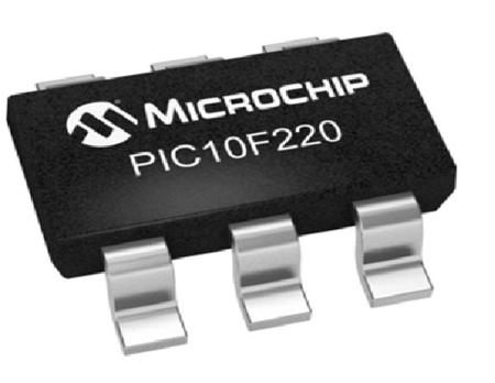 PIC10F220T-E-OT Microchip PIC10F220T-E/OT PIC Microcontroller, PIC10, 6-Pin SOT 23